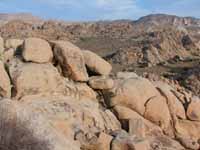 View of Joshua Tree from the top of Lost Horse Wall. (Category:  Rock Climbing)