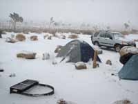 More snow falling. (Category:  Rock Climbing)