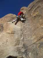 Leading The Mikado, Feudal Wall. (Category:  Rock Climbing)