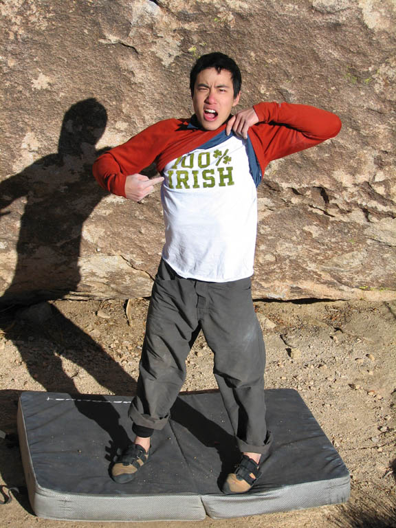 Kenny McChao. (Category:  Rock Climbing)