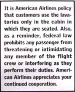 This text from the airline magazine is actually correct, unlike the two announcements made by the flight crew. (Category:  Rock Climbing)