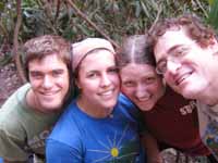 Kyle, Amanda, Anna and me at the end of a fantastic Spring Break! (Category:  Rock Climbing)