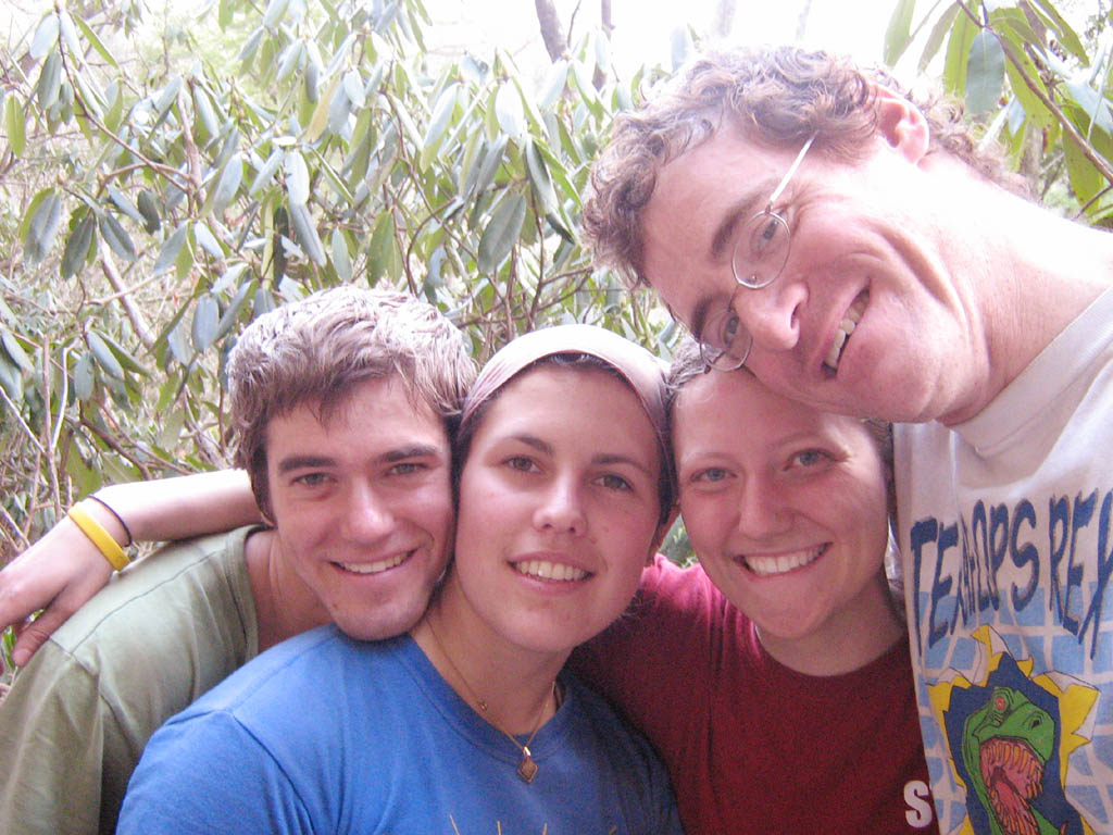 Kyle, Amanda, Anna and me at the end of a fantastic Spring Break! (Category:  Rock Climbing)