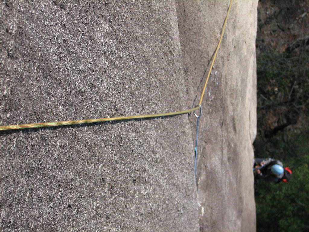 Anna following The Pulpit. (Category:  Rock Climbing)