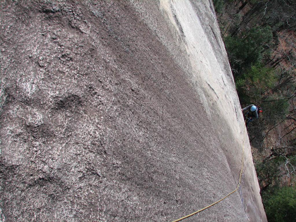 Anna following The Pulpit. (Category:  Rock Climbing)