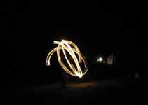 Fire Poi (Category:  Rock Climbing)
