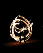 Fire Poi at Miguels. (Category:  Rock Climbing)