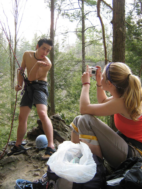 Kenny and Jess (Category:  Rock Climbing)