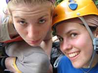Jess and Amanda (Category:  Rock Climbing)