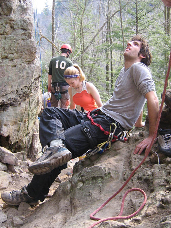 Jess and Ben (Category:  Rock Climbing)