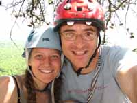 Anna and me at the top of RMC. (Category:  Rock Climbing)