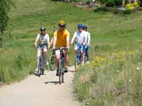 Riding around Boulder. (Category:  Rock Climbing)