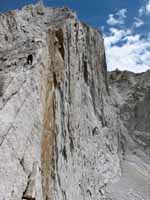 The knife edge ridge of Mt. Conness (Category:  Rock Climbing)