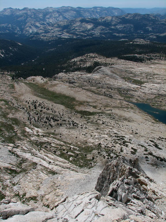 The view from 12,000' in elevation. (Category:  Rock Climbing)