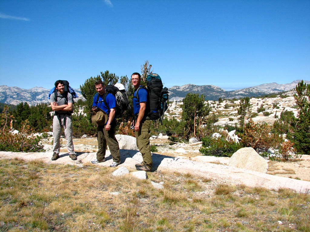 Morri, Jason and me ready to hike out. (Category:  Rock Climbing)