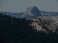 Half Dome in the distance. (Category:  Rock Climbing)