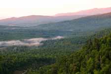 Sunrise on top of poke-o. (Category:  Rock Climbing)