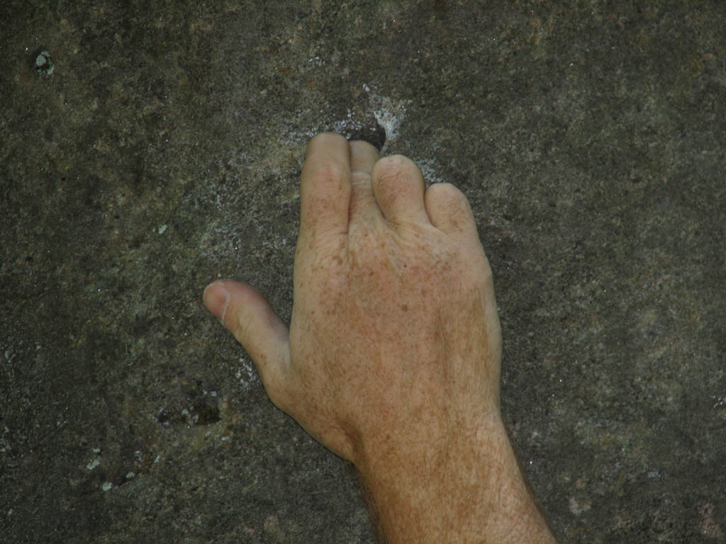 The mono on Power Play. (Category:  Rock Climbing)