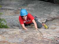 Jennifer following Classic. (Category:  Rock Climbing)