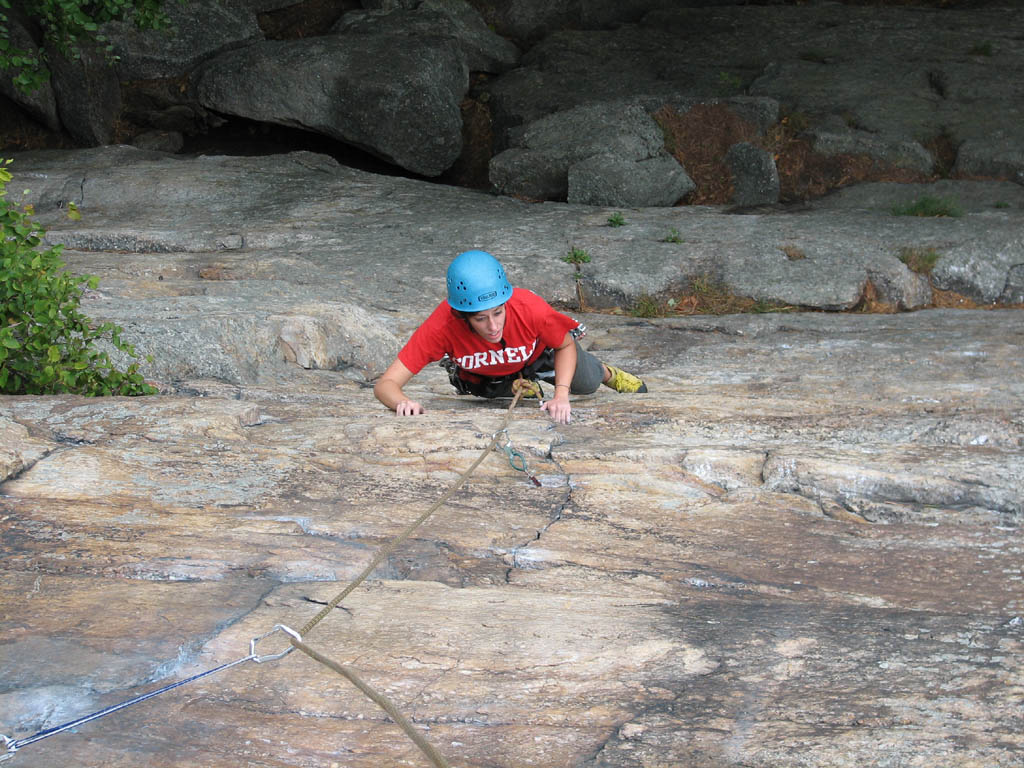 Jennifer following Classic. (Category:  Rock Climbing)