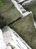 Closeup of Shockley's Ceiling. (Category:  Rock Climbing)