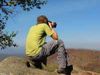 Floris on Chimney Mountain. (Category:  Rock Climbing)