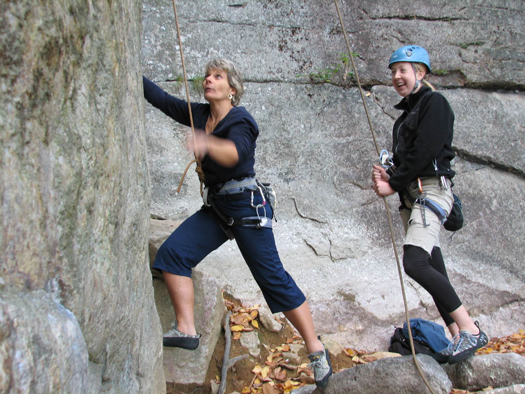 Bridget starting Red Cabbage Right. (Category:  Rock Climbing)