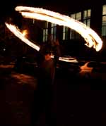 Fire juggling (Category:  Photography)