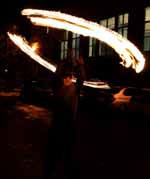 Fire juggling (Category:  Photography)
