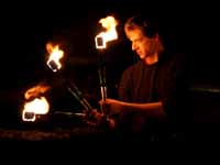 Fire juggling (Category:  Photography)