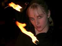 Fire juggling (Category:  Photography)