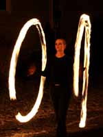 Fire juggling (Category:  Photography)