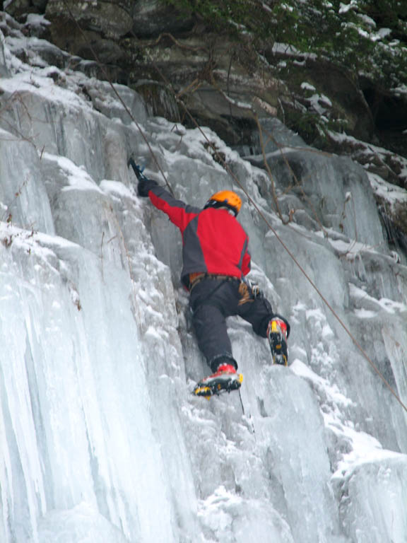 Keith on Salmon Runs (Category:  Ice Climbing)