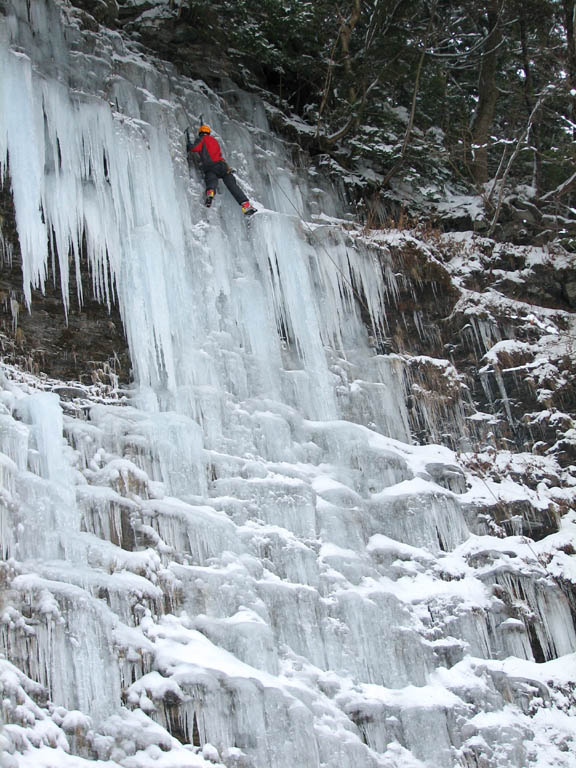 Keith on Salmon Runs (Category:  Ice Climbing)