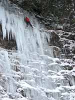 Keith on Salmon Runs (Category:  Ice Climbing)