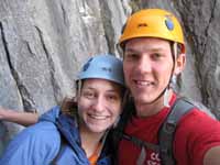 Julia and Keith on Super Nova. (Category:  Rock Climbing)