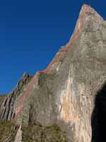 Time Wave Zero as seen from Treasure of Sierra Madre. (Category:  Rock Climbing)