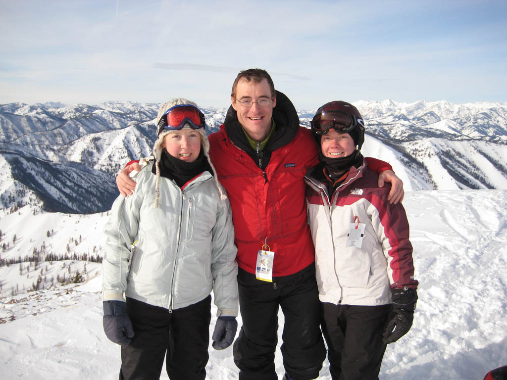 Beth, me, Kristin (Category:  Rock Climbing)