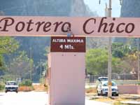 Posing at the entrance to Potrero Chico. (Category:  Rock Climbing)