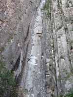 Beth following the second pitch of Super Nova. (Category:  Rock Climbing)