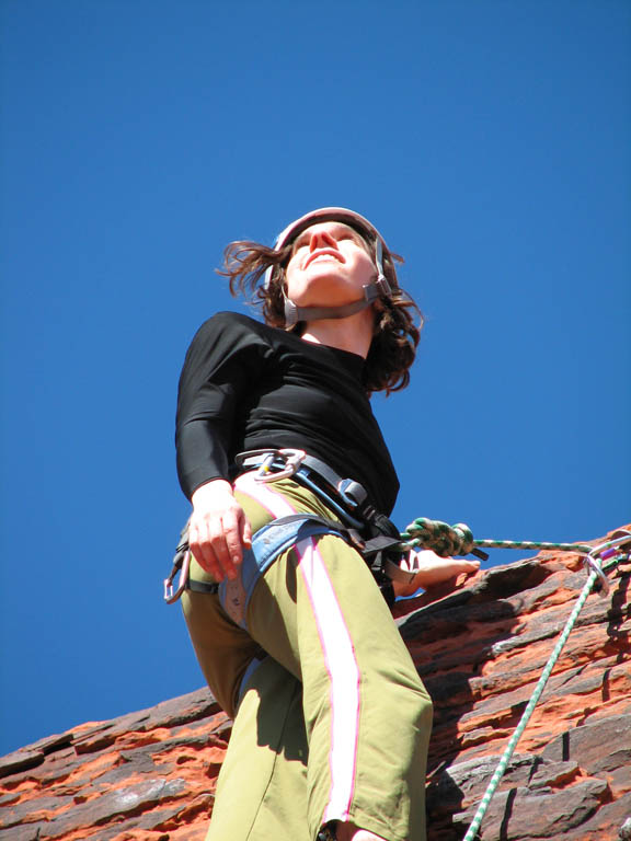 Marah leading Neon Sunset at Magic Bus. (Category:  Rock Climbing)