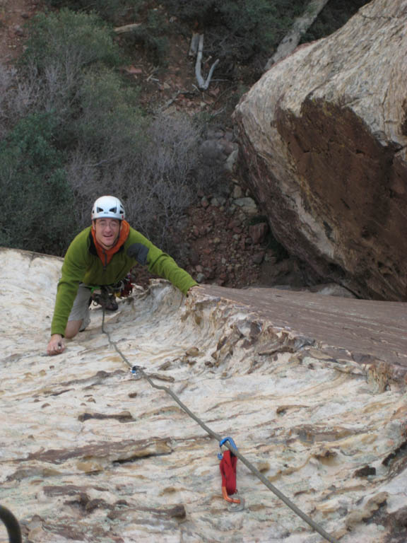 Following Keith's lead on Spare Rib. (Category:  Rock Climbing)