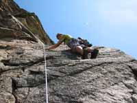 Guy following Birdland. (Category:  Rock Climbing)