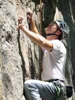 Toproping Maria Redirect. (Category:  Rock Climbing)