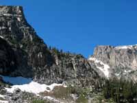 Really good view of the East Ridge of Disappointment Peak. (Category:  Rock Climbing)
