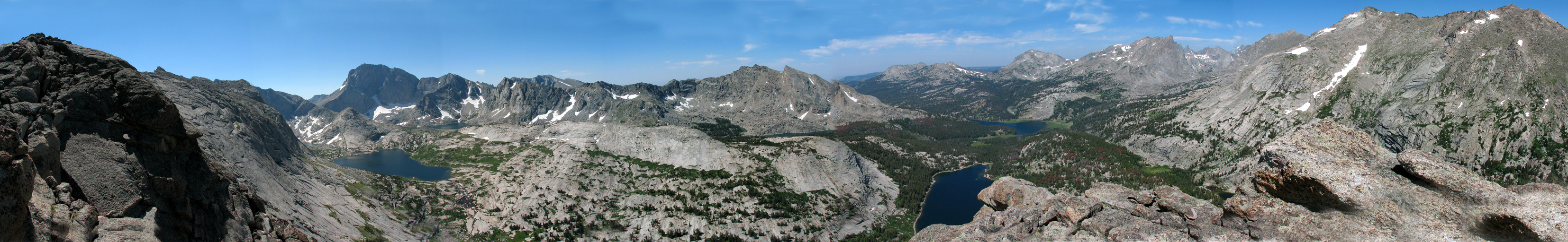 Panorama taken from the top of Haystack. (Category:  Rock Climbing)