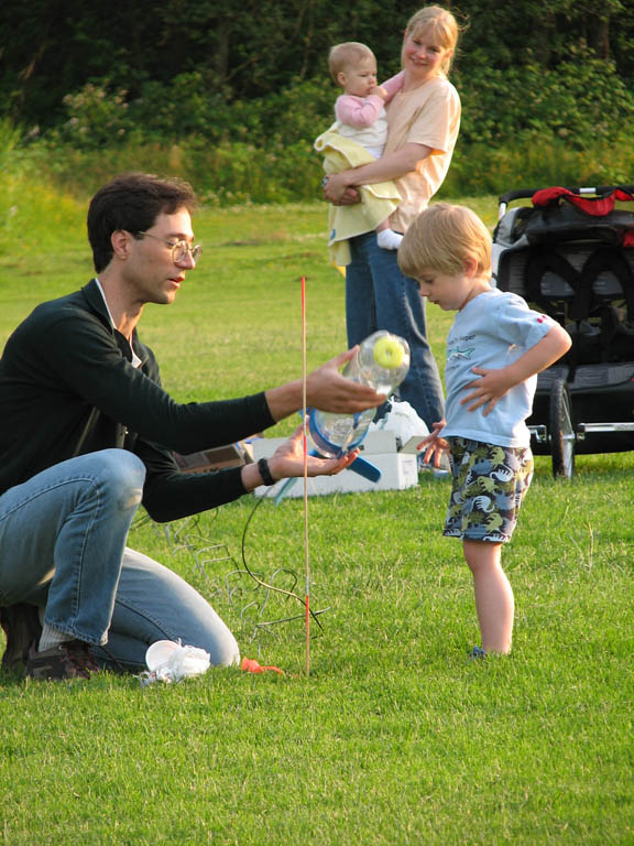 Preparing to launch the rocket. (Category:  Rock Climbing)