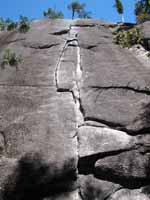 Slot Machine, pitch 1.  A gorgeous climb. (Category:  Rock Climbing)