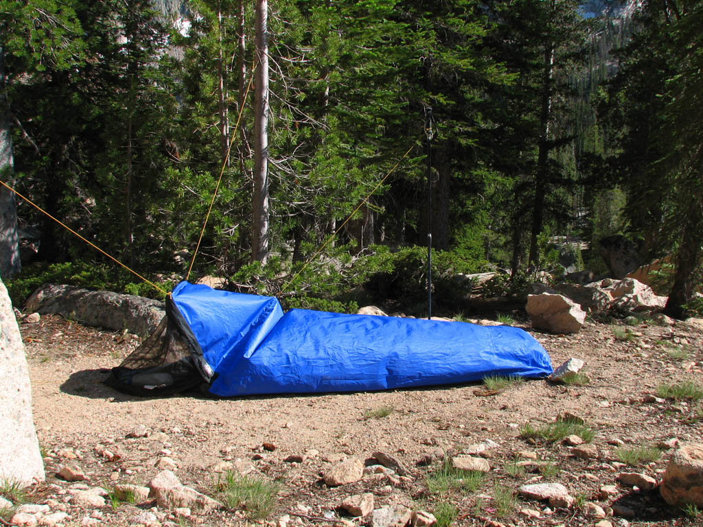 My bivy sack. (Category:  Rock Climbing)