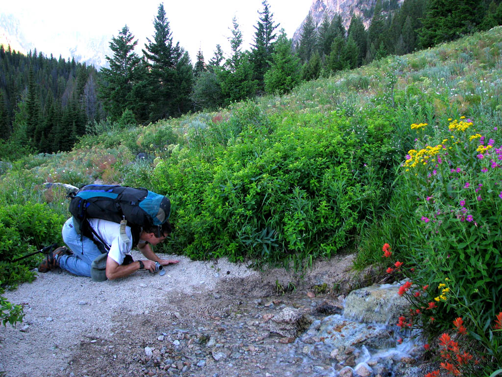 Me taking the previous picture. (Category:  Rock Climbing)